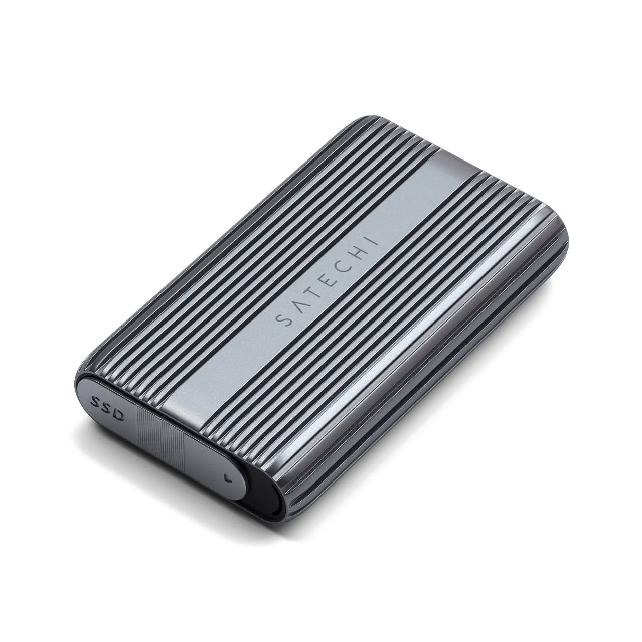 "Satechi USB4 NVMe SSD Pro Enclosure (M.2 NVMe Drives 2280/2260/2242mm-16TBmax,PCI-E Gen 4x4,max bandwidth 8GB/s; reading/writing 3840MB/s ) - Grey"