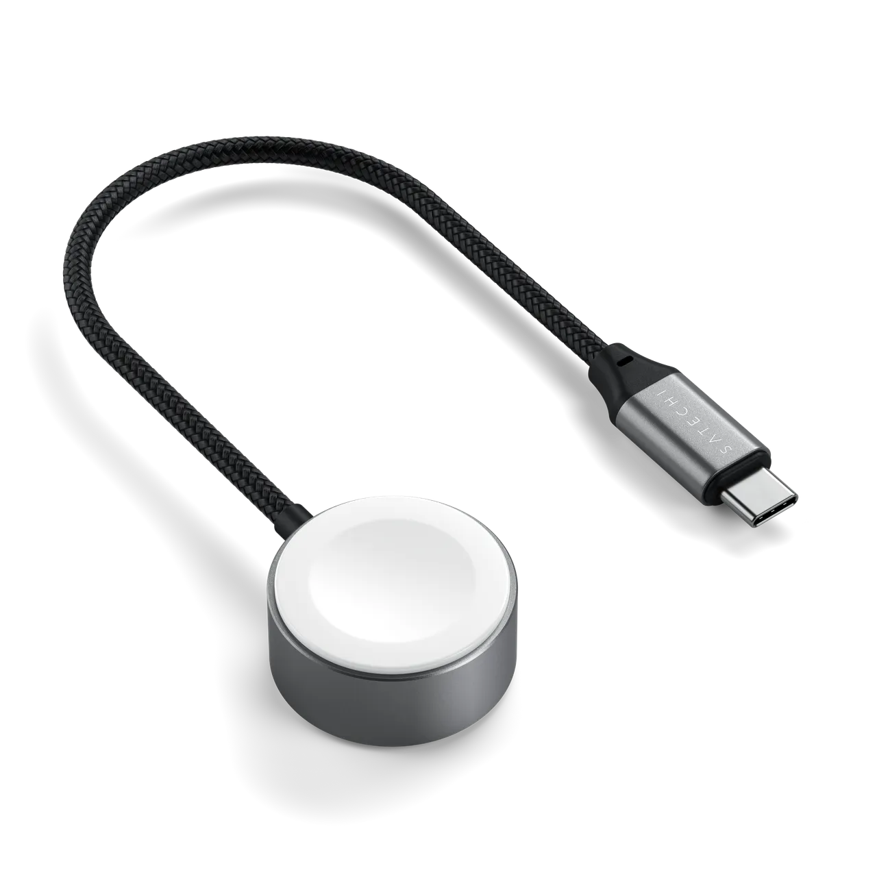Satechi USB-C Magnetic Fast-Charging Cable for Apple Watch - Space Gray
