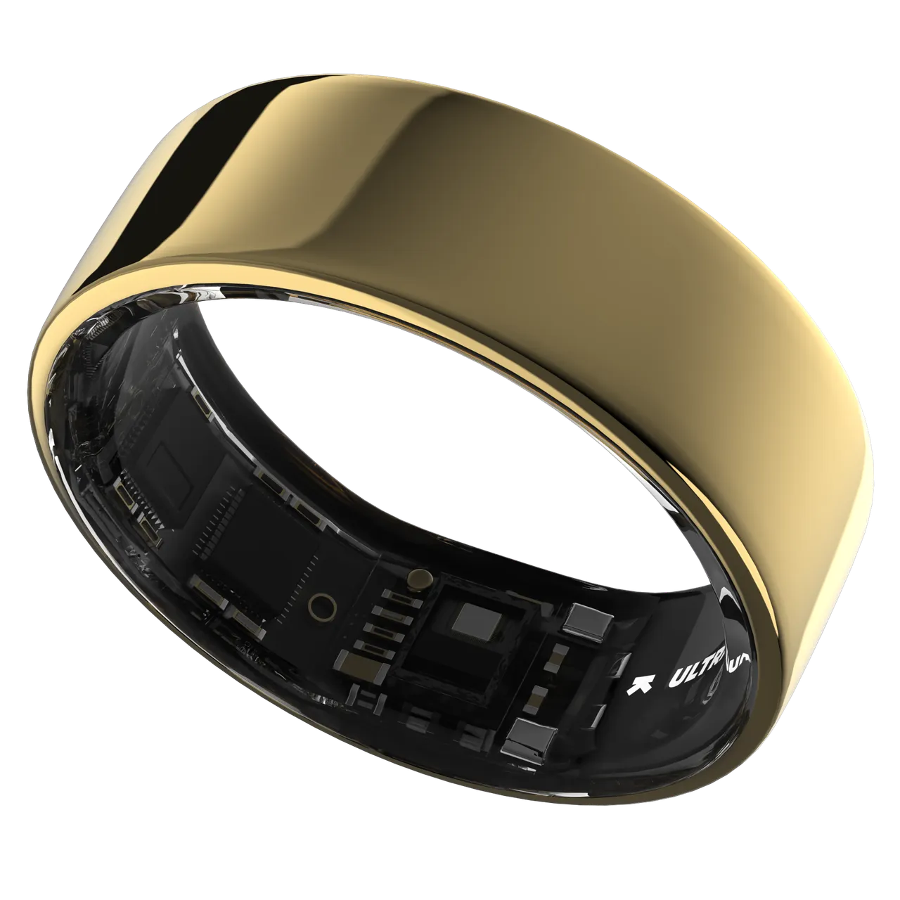 Ultrahuman Ring Air - Smart Ring, Charger, USB Cable / Size-06- Air_Gold