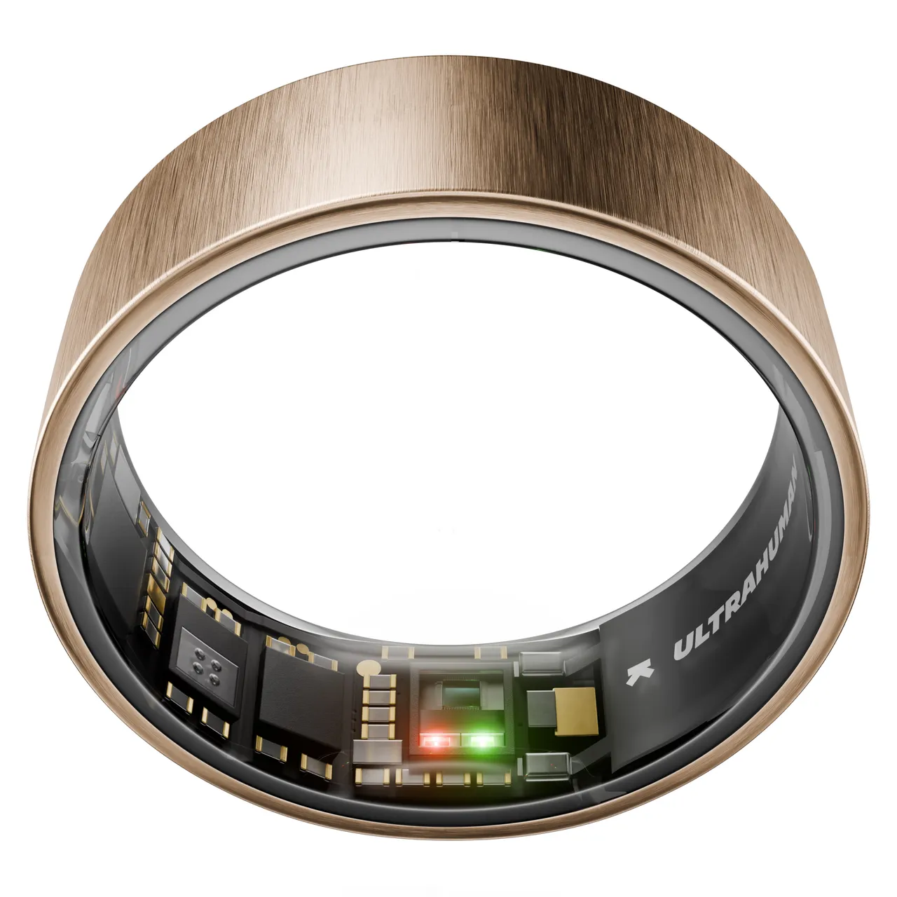 Ultrahuman Ring Air - Smart Ring, Charger, USB Cable / Size-11- Brushed_Rose_Gold