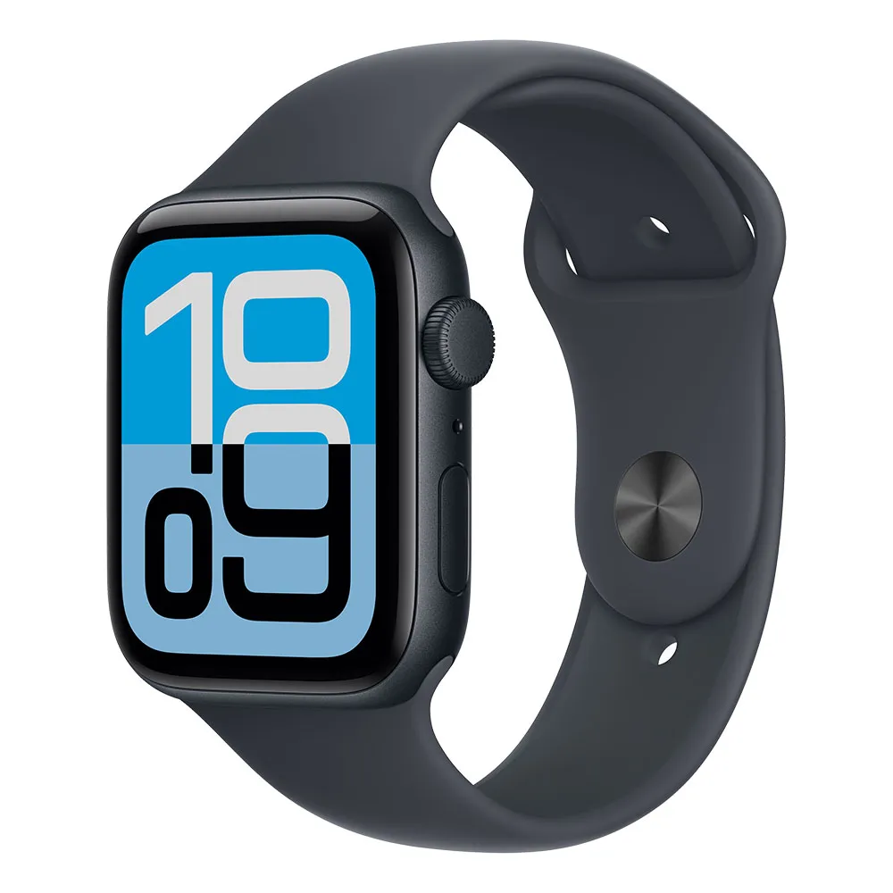 Apple Watch SE 3 Cellular 44mm Midnight Aluminium Case with Midnight Sport Band - S/M