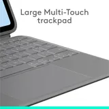 Logitech Combo Touch iPad Air 11-inch (M2)-OXFORD-935OLD948-US,EMEA - Grey - US INT'L