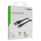 Belkin BOOST CHARGE Micro-USB to USB-A Cable, Braided - 1M - Black