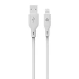 Dviced Cable USB-A to Lightning silicone 1,25m - White