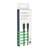 Dviced Cable USB-C to Lightning silicone 1,25m - Black