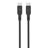 Dviced Cable USB-C to USB-C silicone 1,25m - Black