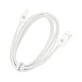 Dviced Cable USB-A to Lightning Nylon Textile 1,25m - White
