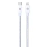 Dviced Cable USB-C to Lightning Nylon Textile 1,25m - White
