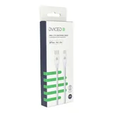 Dviced Cable USB-C to Lightning Nylon Textile 1,25m - White