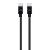 Dviced Cable USB-C to USB-C Nylon Textile 0,25m - Black