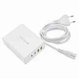 Dviced Desktop charger 100W GaN 2 USB-C 2 USB-A EU - White