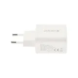 Dviced Wall charger 35W GaN 1 USB-A, 1 USB-C EU - White