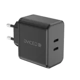 Dviced Wall charger 65W GaN 2 USB-C 1 USB-A EU - Black