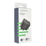 Dviced Wall charger 65W GaN 2 USB-C 1 USB-A EU - Black