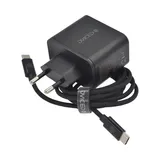 Dviced Wall charger 140W GaN 2 USB-C 1 USB-A EU - Black