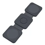 Dviced 3-in-1 foldable magnetic wireless charger - Black