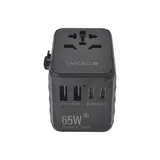 Dviced Universal travel adapter 65W GaN - Black