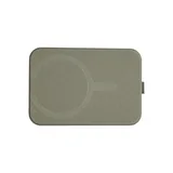 Dviced Leather magsafe foldable cardholder and stand - Grey