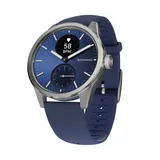 "Withings Scanwatch 2 / 42mm (Activity, Sleep Tracker, ECG, Temperature, SPO2 / Stainless steel, fkm wristband, sapphire glass) - Blue"