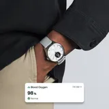 Withings Scanwatch 2 / 42mm (Activity, Sleep Tracker, ECG, Temperature, SPO2 / Stainless steel, fkm wristband, sapphire glass) - White