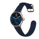 Withings Scanwatch 2 / 38mm (Activity, Sleep Tracker, ECG, Temperature, SPO2 / Stainless steel, fkm wristband, sapphire glass) - Blue
