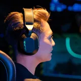 JLAB Nightfall Wired Gaming Headset - Black