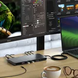 Satechi Thunderbolt 4 Multi-Display Docking Station - EU - Space Grey