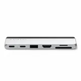 Satechi DUAL USB-C HUB for SURFACE PRO 9 (1x USB4 Pass-through Port 100W PD, 1x 6K/60Hz or Dual 4K/60Hz Video 40Gbps,2x USB-C 3.2 Gen 2 Port, 1x USB-A 3.2 Gen 2, HDMI 2.0 Port (4K/60Hz) SD/microSD)