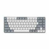 Satechi SM1 Slim Mechanical Backlit Bluetooth Keyboard (Windows Keycaps - Windows, Left Alt, Right Alt 2.4GHz USB Receiver) - Grey/White