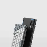 Satechi SM1 Slim Mechanical Backlit Bluetooth Keyboard (Windows Keycaps - Windows, Left Alt, Right Alt 2.4GHz USB Receiver) - Grey/White