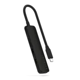 Satechi 4-in-1 USB-C Slim Multiport Adapter 4K - Black