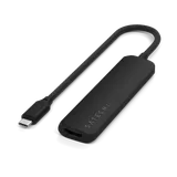 Satechi 4-in-1 USB-C Slim Multiport Adapter 4K - Black