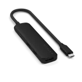 Satechi 4-in-1 USB-C Slim Multiport Adapter 4K - Black