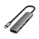 Satechi 6-in-1 USB-C Slim Multiport Adapter - Space Grey