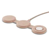 Satechi OntheGo 3-in-1 Wireless Charger - Desert Rose