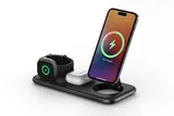Satechi Qi2 Trio Wireless Charging Pad - with Type A,C,G plugs - Space gray