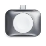 Satechi USB-C 2 in 1 Wireless charging dock for Apple watch and Airpods - Silver