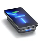 Satechi Duo Wireless Charger Power Bank Stand 10000 mAh Stand (Powerbank based for iPhone & Airpods) - Space Grey