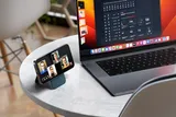 Satechi Vegan-Leather Magnetic Wallet Stand (iPhone 12/13/14/15 all models) - Dark Blue