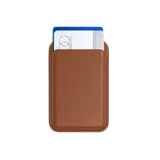 Satechi Vegan-Leather Magnetic Wallet Stand (iPhone 12/13/14/15 all models) - Brown