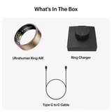 Ultrahuman Ring Air - Smart Ring, Charger, USB Cable / Size-14- Brushed_Rose_Gold
