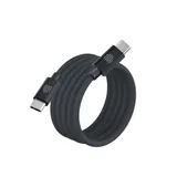 Dviced Magnetic Braided Cable USB-C to USB-C, 1,25m - dark grey