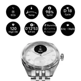 Withings ScanWatch Nova Brilliant 39mm - Titanium Silver