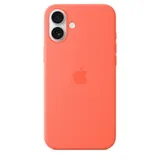 Apple iPhone 16 Plus Silicone Case with MagSafe - Tangerine (SEASONAL)