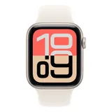 Apple Watch SE 3 GPS 44mm Starlight Aluminium Case with Starlight Sport Band - S/M