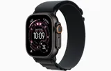Apple Watch Ultra 3 Cellular 49mm Black Titanium Case with Black Alpine Loop - Large