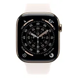 Apple Watch S11 Cellular 46mm Gold Titanium Case with Light Blush Sport Band - M/L
