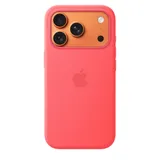 Apple iPhone 17 Pro Silicone Case with MagSafe - Bright Guava (SEASONAL)