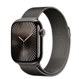 Apple Watch S10 Cellular 42mm Slate Titanium Case with Slate Milanese Loop