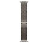 Apple Watch Ultra2 v2 Cellular 49mm Natural Titanium Case with Natural Titanium Milanese Loop - S